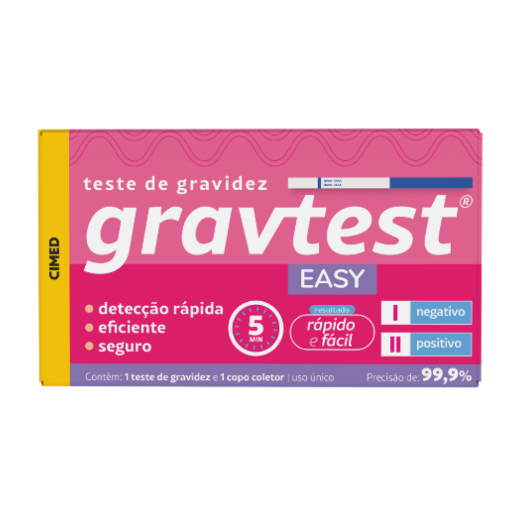GRAVTEST TEST DE EMBARAZO X 1 (CIMED)